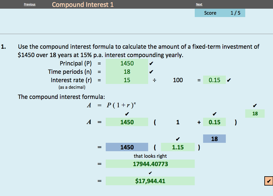 Consumer Arithmetic - Interest - Electronic Worksheets - MathsFaculty