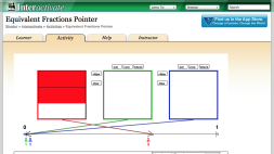 Screenshot of Equivalent Fractions Pointer