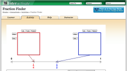 Screenshot of Fraction Finder