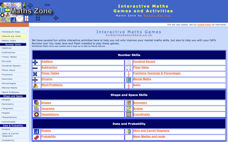 Woodward Math Woodlands Maths Skills - MathsLinks