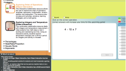 Screenshot of Order of Operations - Use It and Explore It