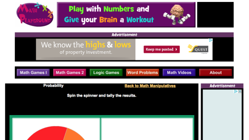 Screenshot of Probability spinner