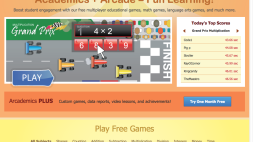 Screenshot of Arcademic Skill Builders