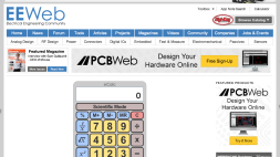 Screenshot of eCalc - Online Calculator