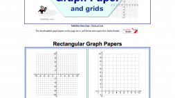 Screenshot of Graph Paper and grids (MathBits.com)