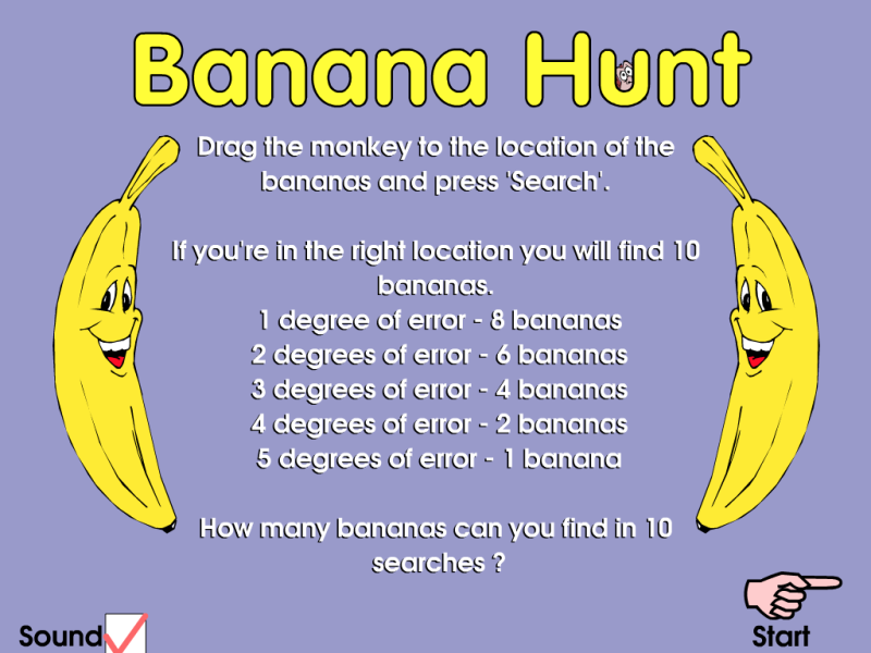 Banana Hunt - MathsLinks