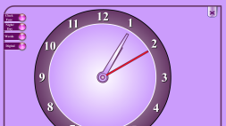 Screenshot of Clock - An Interactive Whiteboard Resource