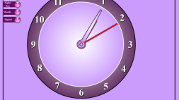Screenshot of Clock - An Interactive Whiteboard Resource
