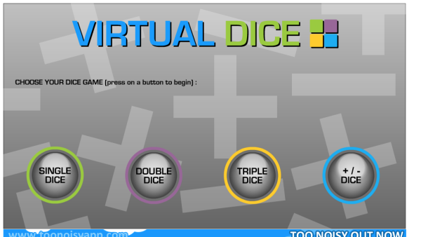Screenshot of Virtual Dice