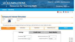 Screenshot of Compound Interest Simulator