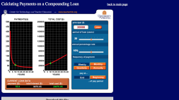 Screenshot of Calculating Payments on a Compounding Loan