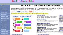 Screenshot of Math Play