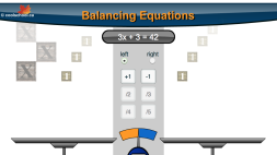 Screenshot of Balancing Equations