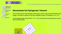 Screenshot of Demonstrate the Pythagorean Theorem