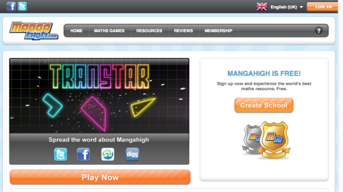 Screenshot of Transtar - Mangahigh