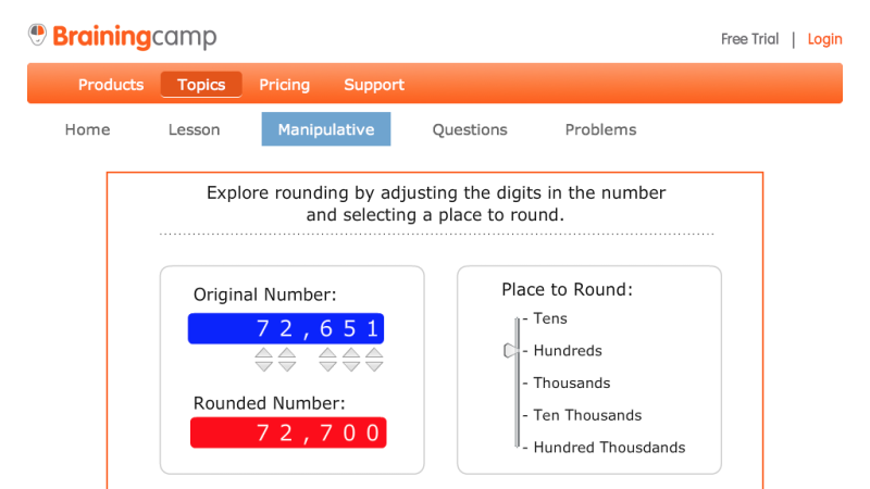 Screenshot of Rounding
