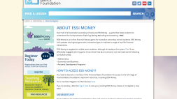 Screenshot of ESSI Money Game