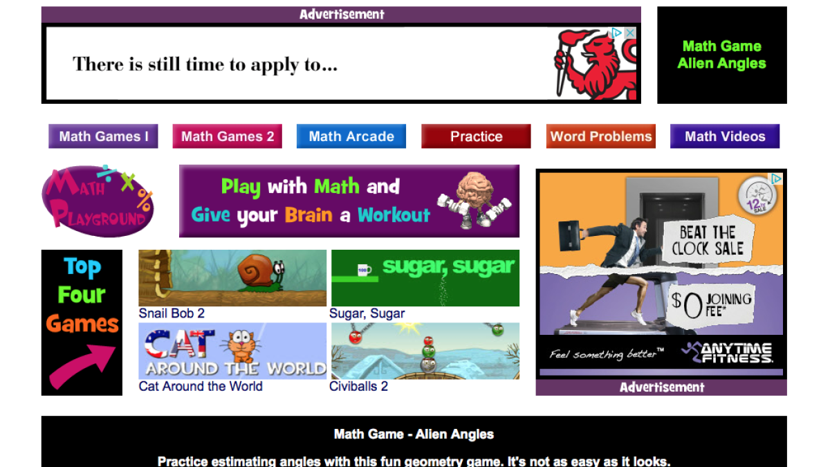 Screenshot of Alien Angles