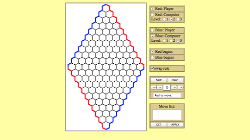 Screenshot of The Game of Hex