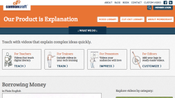 Screenshot of Borrowing Money in Plain English