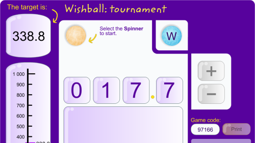 Screenshot of Wishball: tournament