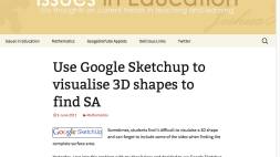 Screenshot of Use Google Sketchup to visualise 3D shapes
