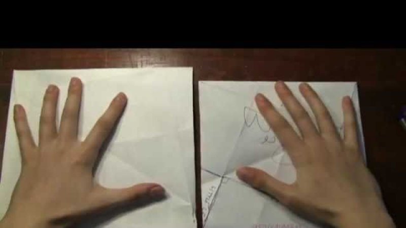 Screenshot of Vi Hart Pythagoras Paper Folding