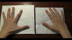 Screenshot of Vi Hart Pythagoras Paper Folding