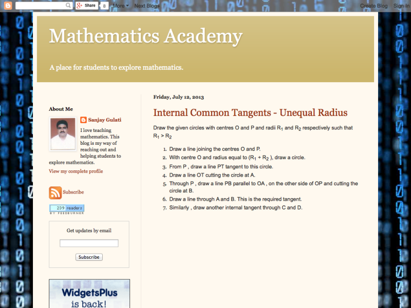Mathematics Academy - MathsLinks