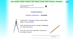 Screenshot of Geometric Constructions