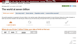 Screenshot of The world at seven billion