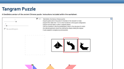 Screenshot of Tangram Puzzle