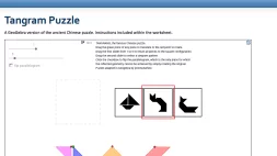 Screenshot of Tangram Puzzle