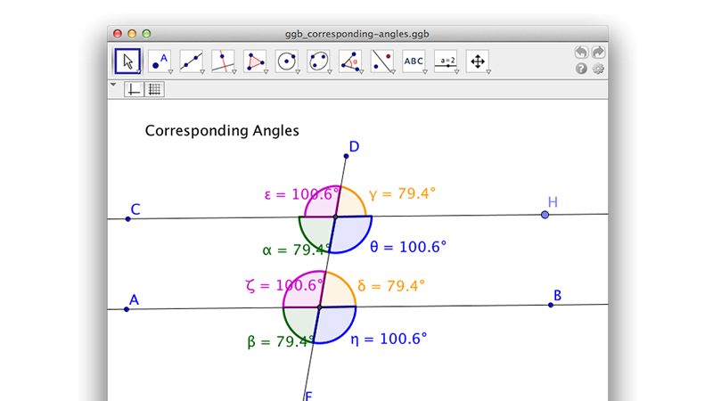 Preview of Stage 4 Angle Relationships, GeoGebra files