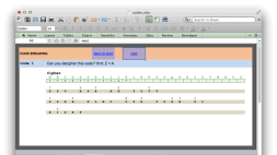 Preview of Code Breaking Excel Worksheet