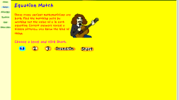 Screenshot of Equation Match