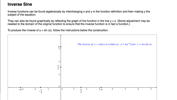 Screenshot of Inverse Sine