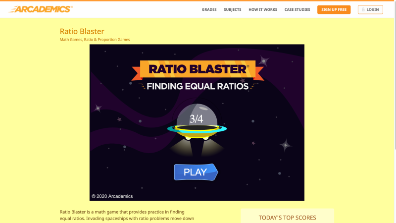 Screenshot of Ratio Blaster