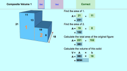 Preview of Composite Area and Volume