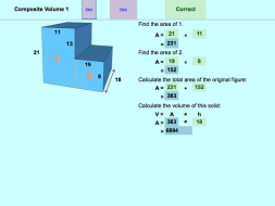 Preview of Composite Area and Volume