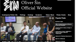 Screenshot of Oliver Sin Official Website