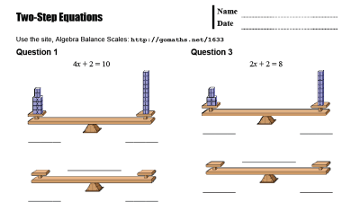 Preview of Two-Step Equations