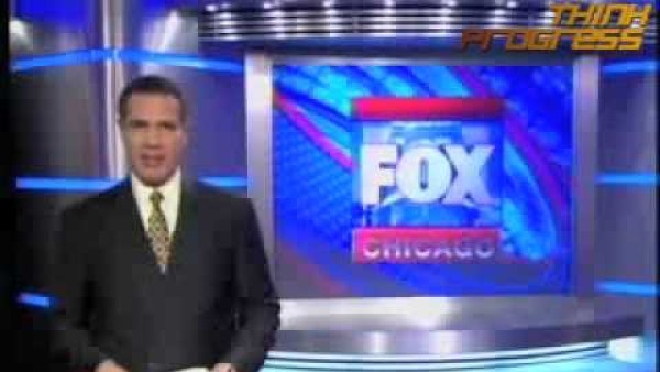 Screenshot of Fox Chicago’s shows fuzzy math GOP candidate support pie chart