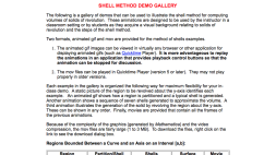 Screenshot of Shell Method Demo Gallery