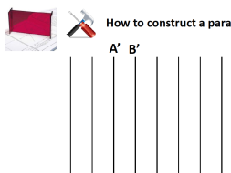 Preview of How to construct a parabola using a MIRA Mirror