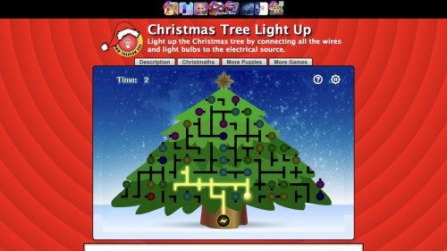 Screenshot of Christmas Tree Light Up!