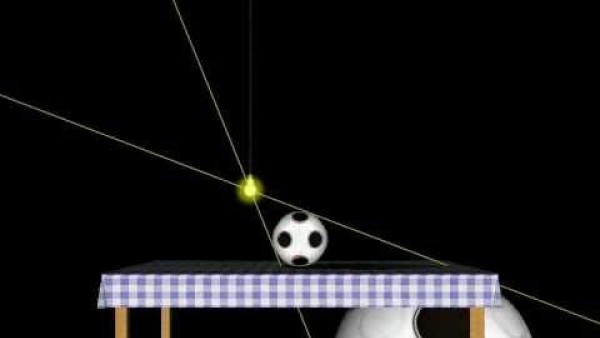 Screenshot of Conic sections - Dandelin spheres