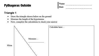 Preview of Pythagoras Outside