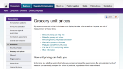 Screenshot of Unit pricing