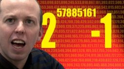 Screenshot of New Largest Known Prime Number - Numberphile
